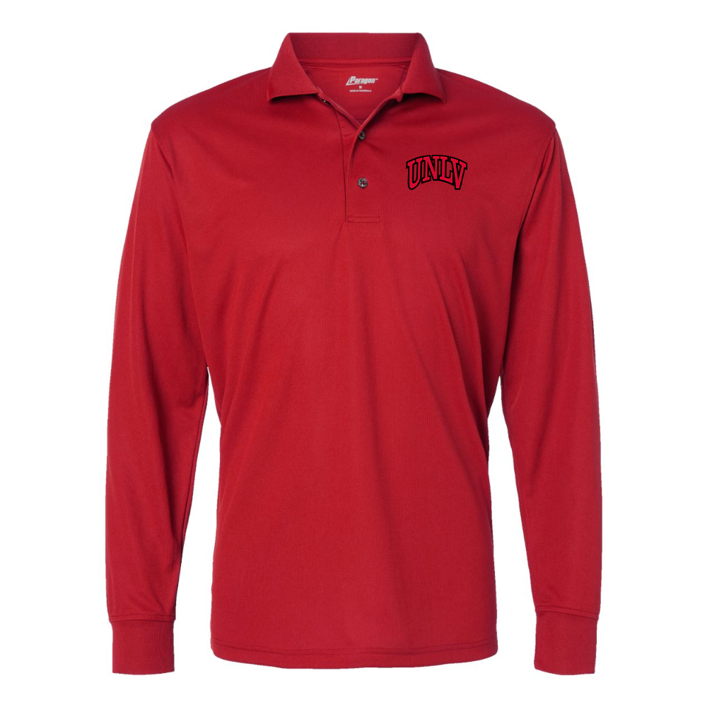 Men's UNLV Rebels  Paragon Prescott Long Sleeve Polo